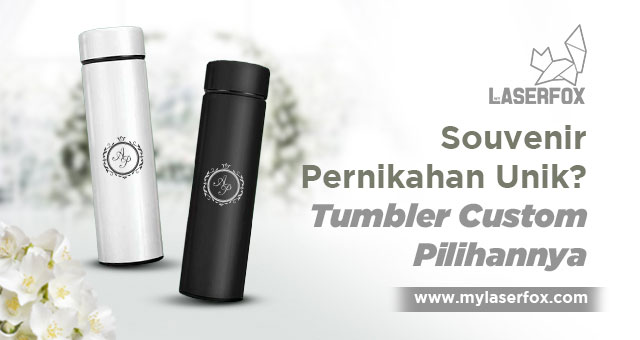Image of Souvenir Pernikahan Unik? Tumbler Custom Pilihannya!