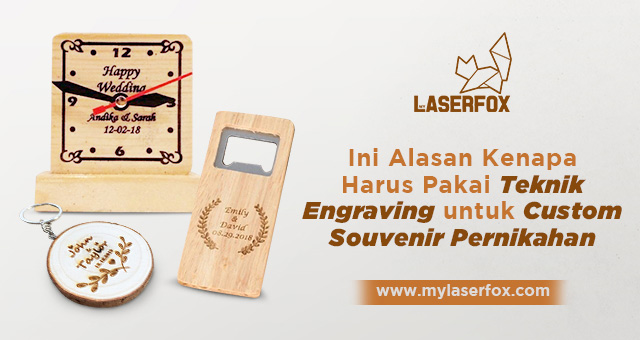 Ini Alasan Kenapa Harus Pakai Teknik Engraving untuk Custom Souvenir Pernikahan